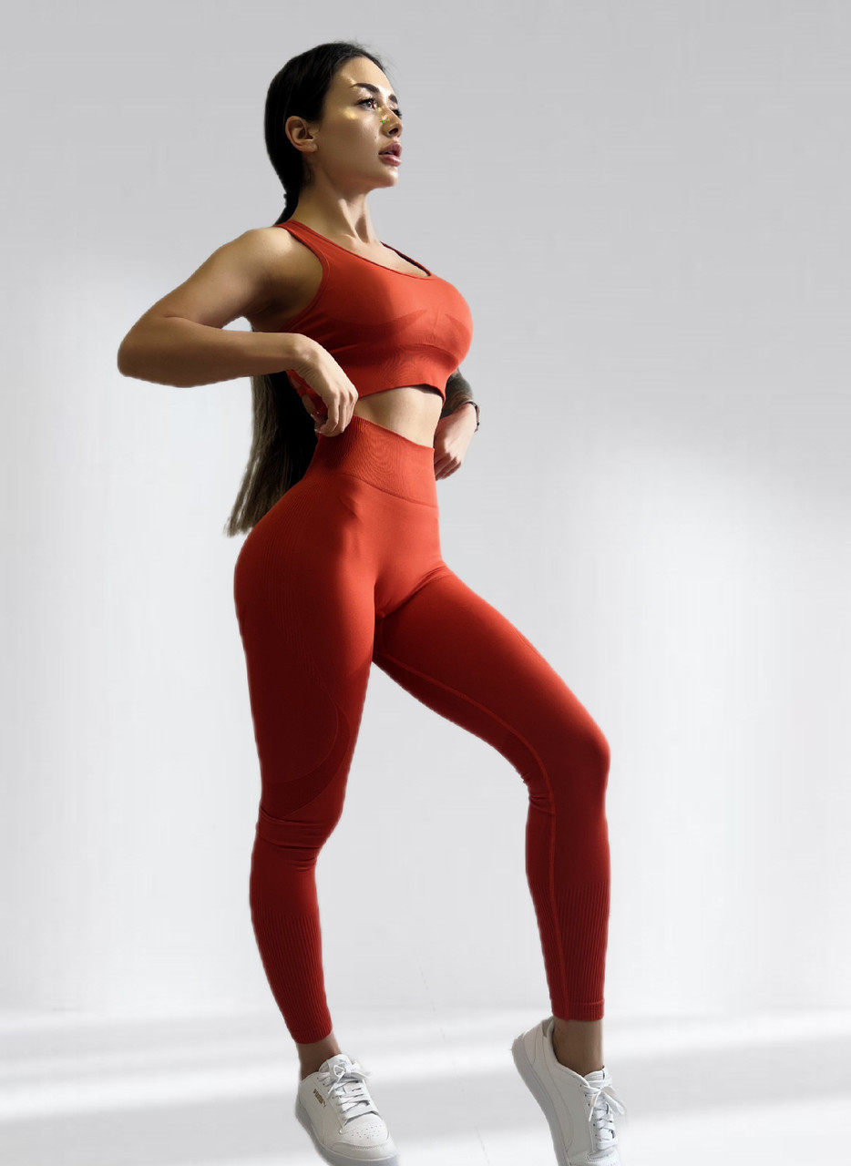 Костюм для фітнесу жіночий LILAFIT Червоний L (LFS000080)