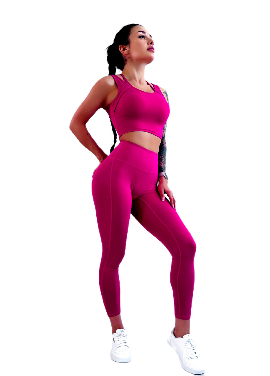 Костюм для фітнесу жіночий LILAFIT Рожевий S (LFS000100)