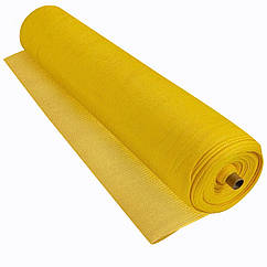 Декоративна затіняюча сітка жовта 95% тіні ширина 4 м на метраж Agreen