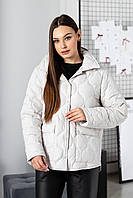 Куртка жіноча демісезонна великі розміри весняна стобана модель КД-420 Nolvit