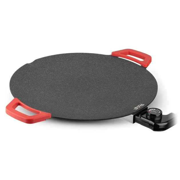 Електрична гриль сковорода 36 см із ручками на 1800 Вт з антипригарним покриттям RAF R.5304 гладка SV227, фото 1