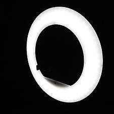 Кільцева світлодіодна LED-лампа Ring Light RL-14 Набір блогера візажиста для фото та відео Селфі кільце 36 см YU227, фото 3
