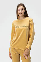 Світшот з принтом жіночий Nicoletta 87119-K S Бежевий (2000990026507)