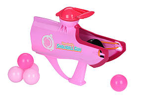 Бластер для дівчаток Same Toy сніжки та кулі 2в1 Pink iz15604, фото 1