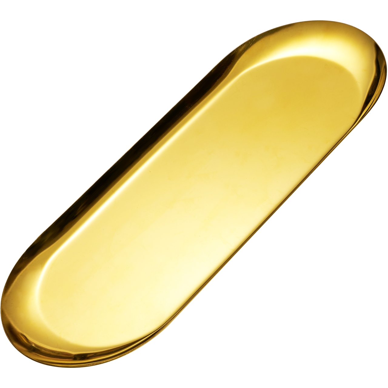 Лоток металевий місткість золота 29.5х12 см великий