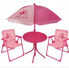 Комплект дитячих садових меблів Jumi Baby Рожевий