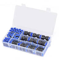 Набір аварійних фітингів пневматичних з'єднувачів ПВХ фітинги швидкознімні прямі 60шт