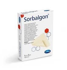Sorbalgon (Сорбалгон) - повязка для лікування і загоювання глибоких ран - 5 см х 5 см - 1 шт.