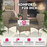 Ротангові меблі Luzern-коричневого кольору (натуральний), фото 6