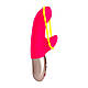 Невеликий вібратор-кролик Fun Factory Amorino pink/neon yellow, фото 5