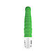 Силіконовий ребристий вібратор для точки G Fun Factory Patchy Paul fresh green, фото 7
