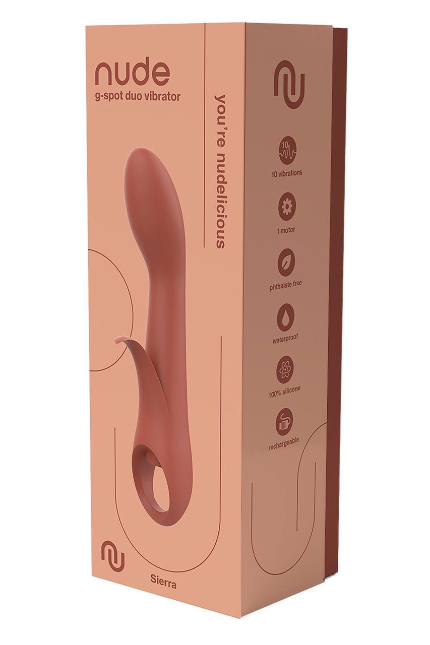 Силіконовий вібратор для точки G Dream Toys Nude Sierra