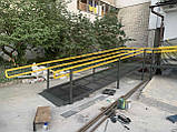 Пандус для інвалідів вуличний , Поручні, Поруччя виготовлення та монтаж, фото 2