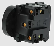 Скляна розетка 2 гнізда 1DAL | Чорний з З/К в 1 підрозетник (G86D-ST2.BL), фото 6