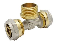 Трійник 16 х 1/2"З х 16 нерозбірний ASCO