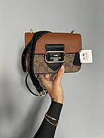 Coach Morgan Shoulder Bag Signature Canvas 18,5х14х6