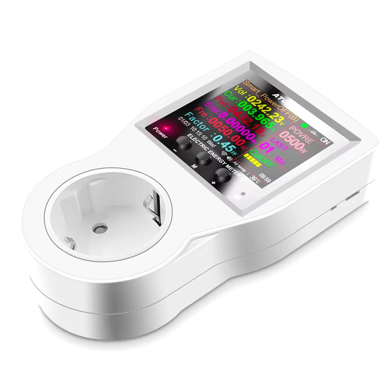 Смарт-розетка вимірювач енергії Atorch S1 WiFi AC 85-265V 16А ватметр + вольтметр