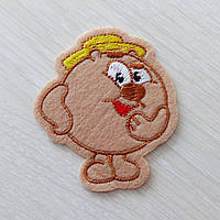 Термоаппликация детская фетр мультяшные герои в ассортименте (1 шт)