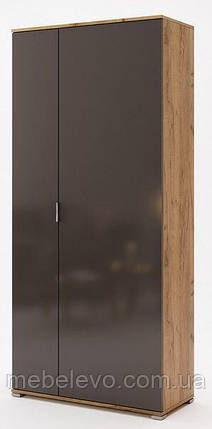 Шафа Місяць / Luna 2Д 1990х800х400мм лава мат / дуб крафт золотий Миро-Марк, фото 1