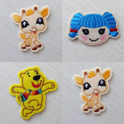 Термоаплікація дитяча фетр мульт. герої в асортименті (1 шт)