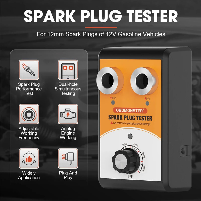 Тестер свічок запалювання ObdMonster, діагностика свічок Spark Plug Tester, фото 1