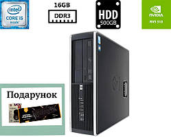 Комп'ютер HP Compaq Elite 8300 SFF/Core i5-3470 3.20GHz/16GB DDR3/HDD 500GB/NVIDIA NVS 310 512MB Б/В + Подарунок