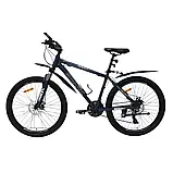 Велосипед SPARK TRACKER 26 ал17 ам лок-аут диск темно-синій, фото 3