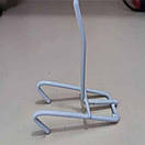 Гачки одинарні на торгову сітку довжина 20 см  гачки торгівельні металопластикові  білі упаковка 10 шт, фото 9