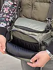 Сумка спінінгіста (поясна/плечова) VA R-97, (30х18х18 см) (хакі), фото 7