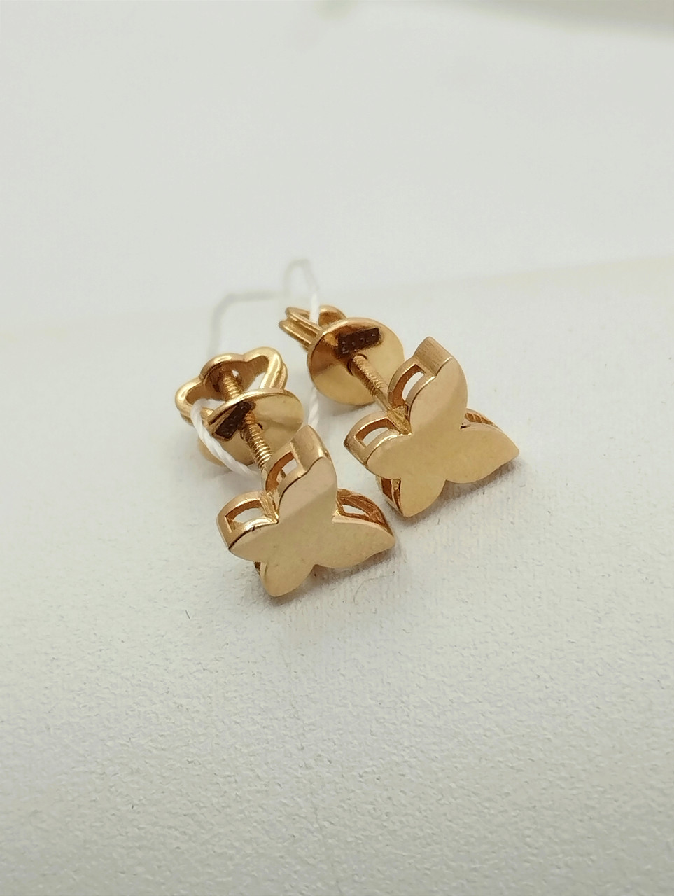 Золоті сережки метелика