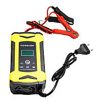 Зарядка для акумулятора Pulse repair charger 6A 12V Чорно-жовтий, зарядний пристрій для акумуляторів