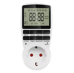 Розумна розетка Timer TM02 з таймером відключення + годинник