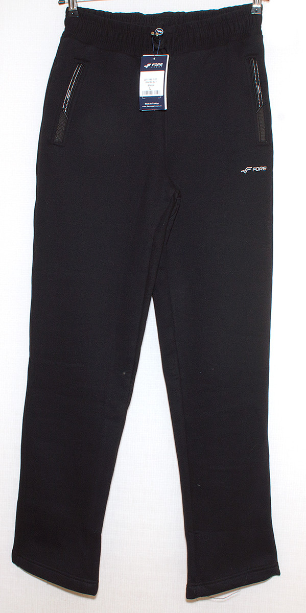 Утеплені спортивні штани чоловічі чорні М Fore