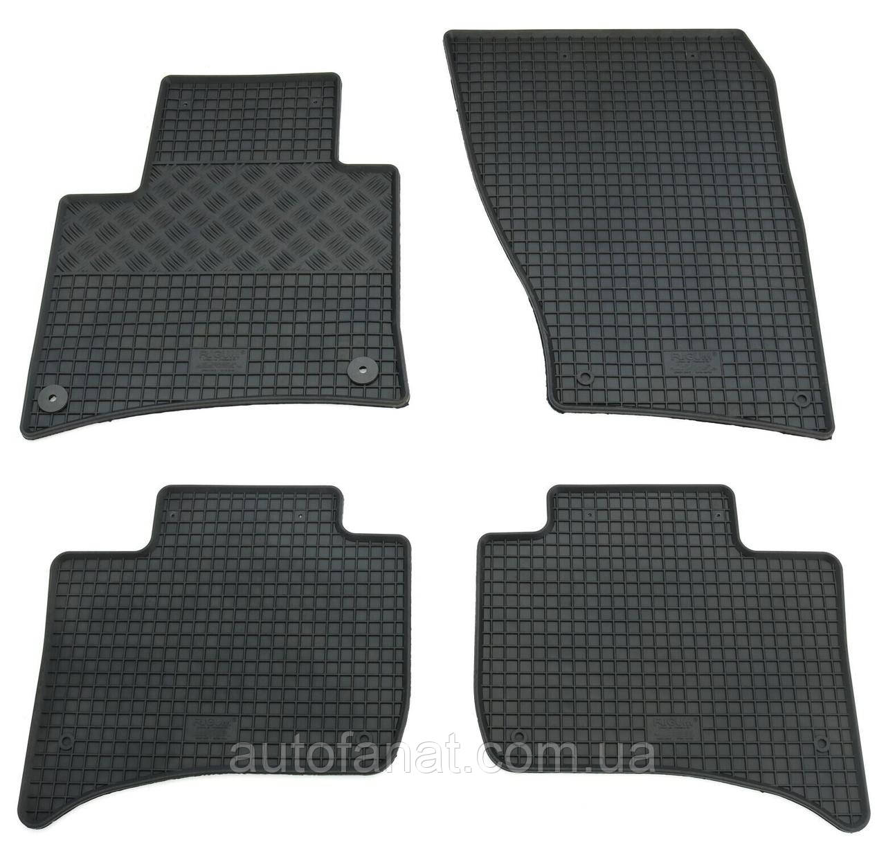 Килимки в салон VW Touareg (7P) 2010-2018 / PORSCHE Cayenne 2010-2018, гумові (4шт) Rigum Чехія (902822)