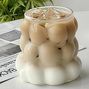 Склянка 300мл Склянки для гарячих напоїв скло Склянка для еспресо скло Склянки для холодної кави, фото 1