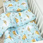 Комплект постільної білизни Вилюта дитячий ранфорс 7823 блакитний, фото 2