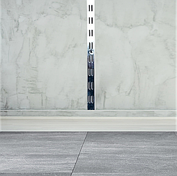 Рейка хромована подвійна, 2 м (широкая)