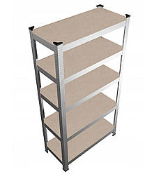 Стелаж металевий 180x90x30 5 полиць на склад, балконя. для дома, лоджії, в гараж