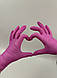 Рукавички нітрилові Hoffen Pink, 100 шт/уп, фото 2