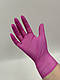 Рукавички нітрилові Hoffen Pink, 100 шт/уп, фото 3
