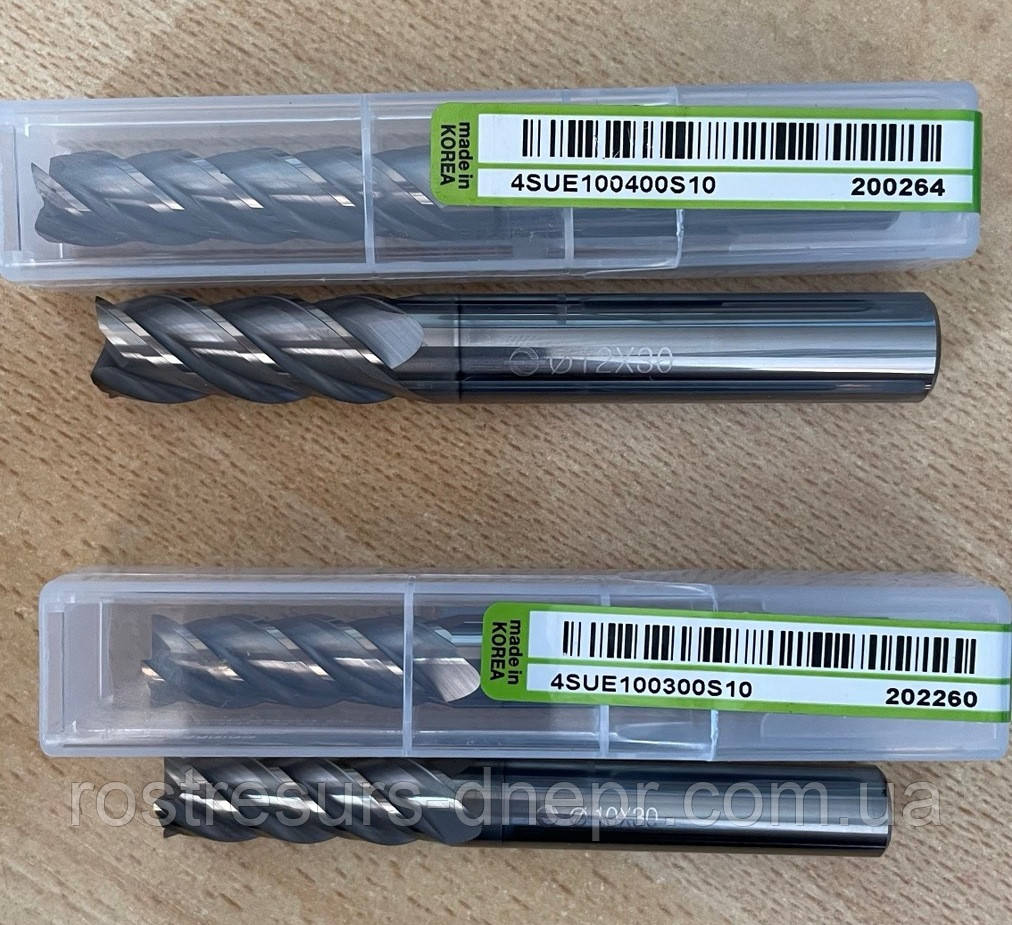 Фреза кінцева 4SUE120300S12 (12x30x90LxS12x4FxJ-CRO), фото 1