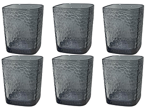 Квадратна склянка для віскі Набір 6 шт склянки Набір склянок для скотча віскі Склянки рокс Стакани dof, фото 1