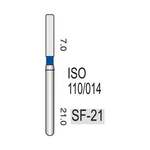 Стоматологический бор SF-21 ,форма цилиндр,Sharp
