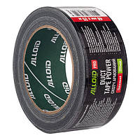Alloid Pro. Скотч армированный усиленный (черный) 48мм х 25м, 200мкм
