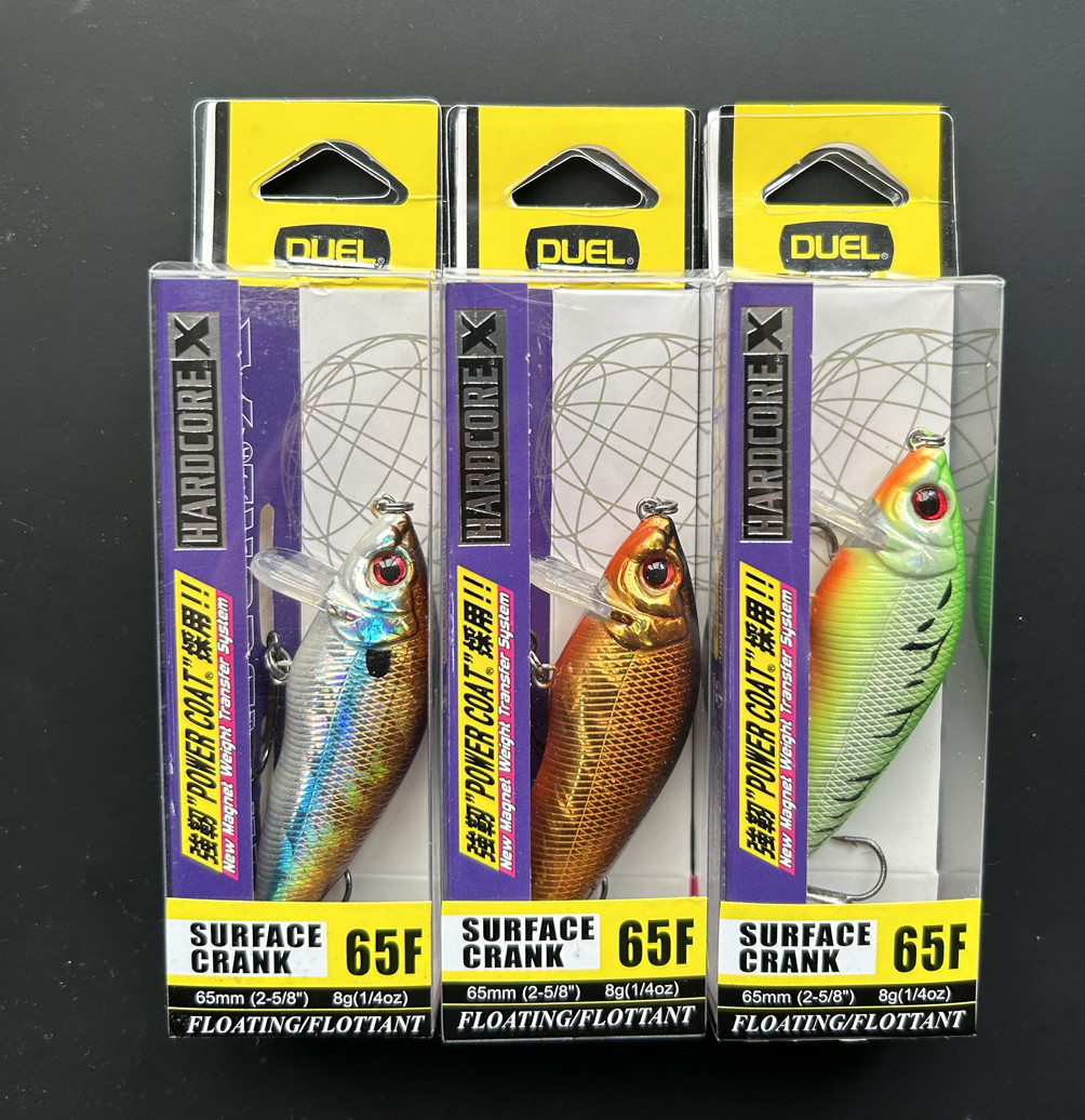 Набір Воблер Fishing Hardcore Surface Crank 65F (3шт)