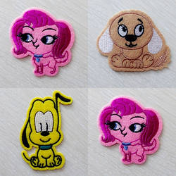 Термоаплікація дитяча фетр. "Собачки" в асортименті (1шт)
