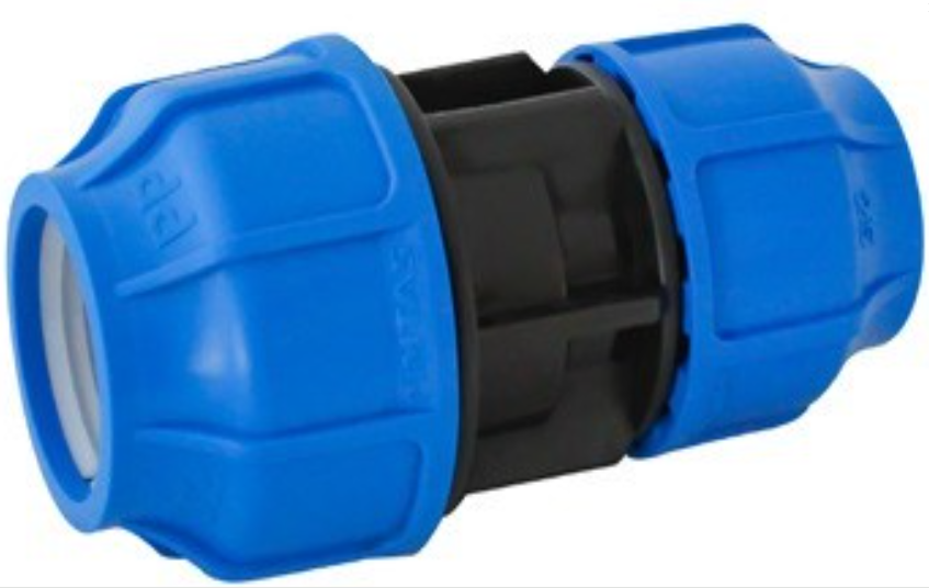 Фітінг - Муфта редукційна   PP D.25x20 мм  ,  PN 16 D.50x32 мм