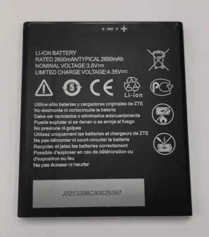 Оригінальний акумулятор ZTE Blade A5 2019 / Li3826T43P4H705949, 2600 mAh  Original PRC