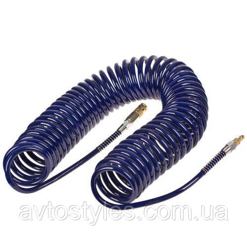 Шланг спіральний для пневмоінструменту 8мм*12мм*10м (поліуретан) Alloid - фото 1 - id-p2508159984