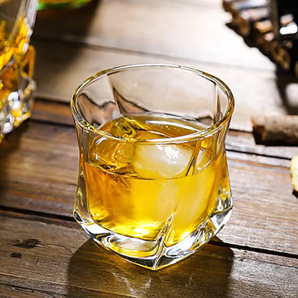 Набір склянок для віскі 310мл Стакани dof Набір 6 шт склянки Стакани рокс Квадратна склянка для віскі, фото 1